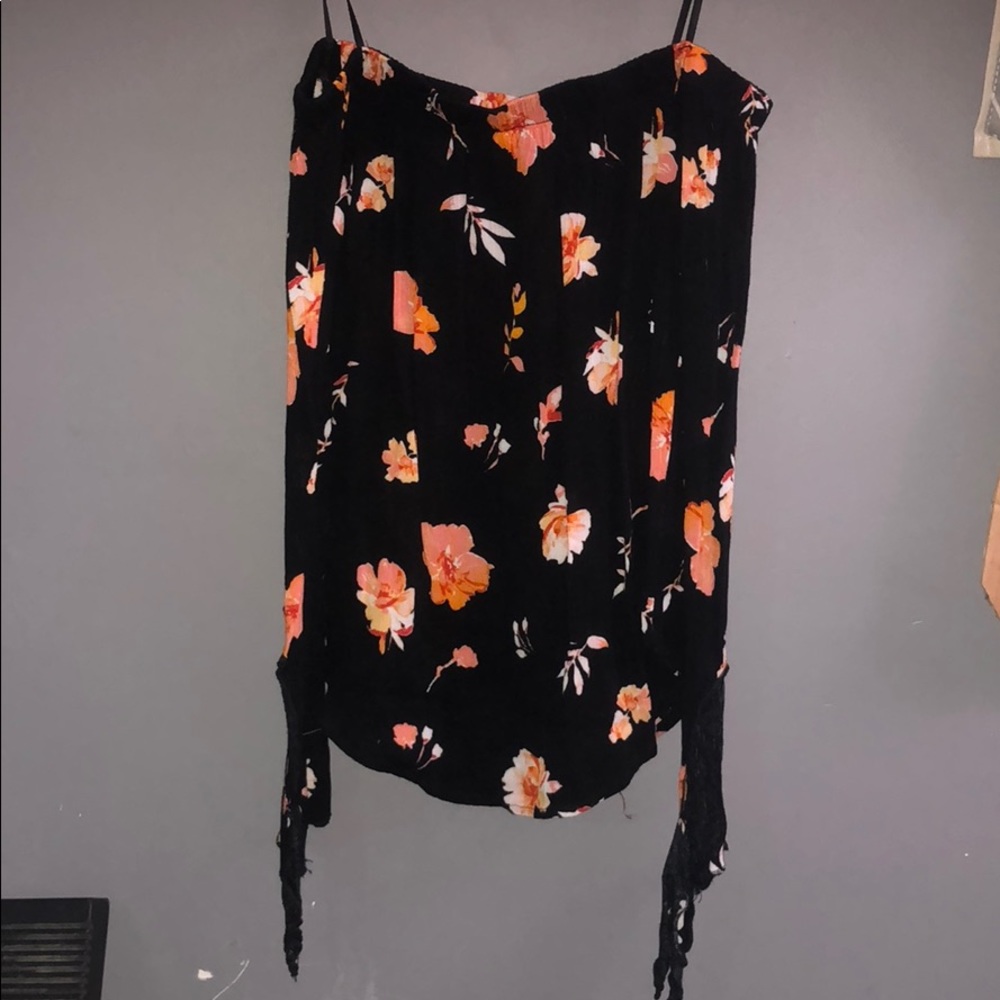 Off the Shoulder Floral Top